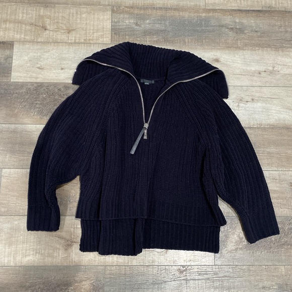 Alexander Wang oversized half zip sweater
